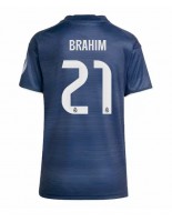 Real Madrid Brahim Diaz #21 Bortedrakt Dame 2025-26 Korte ermer